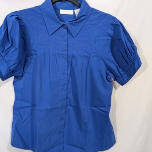 Worthington Royal Blue Button-Down Shirt